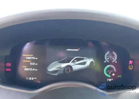 2019 Mclaren 600Lt z USA, uszkodzony, nr VIN SBM13RAA5KW006620